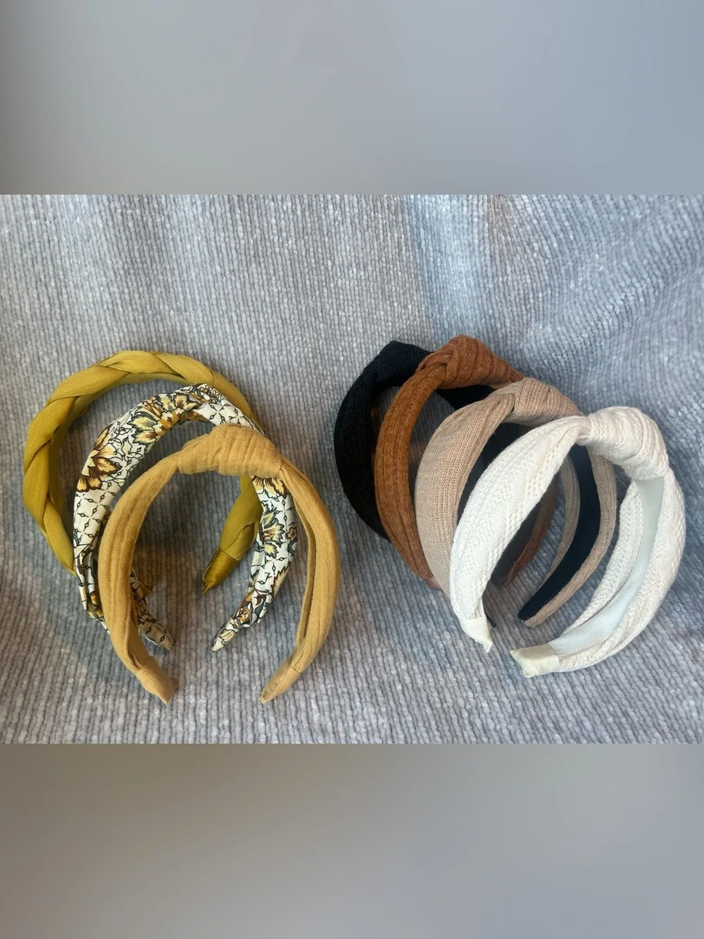 Women’s Headband Bundle | Neutrals, Mustard, Braided, Knotted, Floral, Ribbed